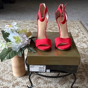 Thalia Sodi Vibrant Red Heels